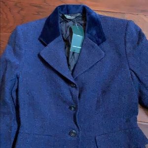 Laura Ashley Wool-Blend Jacket NWT